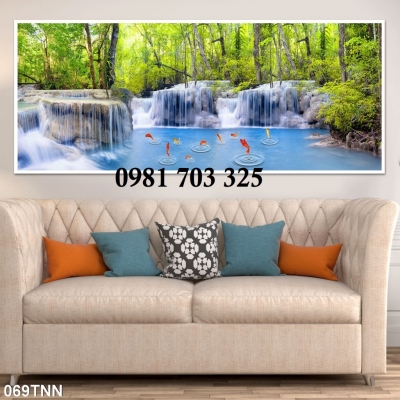 Tranh gạch men phong cảnh 3D