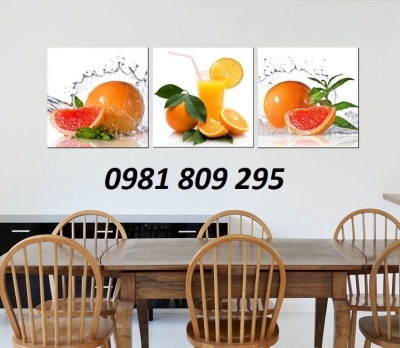 Tranh ốp tường phòng bếp