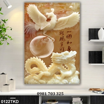 Tranh gạch khổ đứng đẹp trang trí