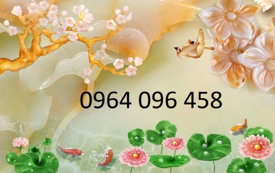 Tranh gạch 3d trang trí phòng khách - 555XK