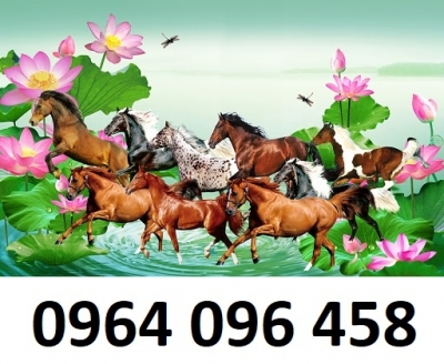 Tranh gạch 3d con ngựa  - GVC333