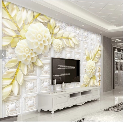Tranh hoa 3D -gạch trang trí