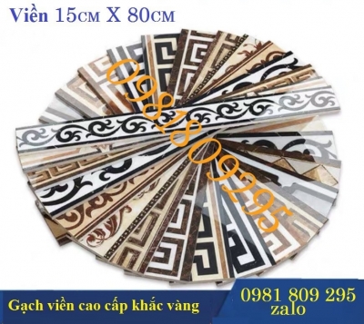 Gạch viền trang trí phòng khách GDSF7