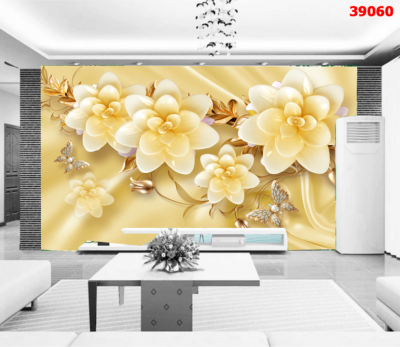 Tranh gạch 3d phòng khách - 6544XN