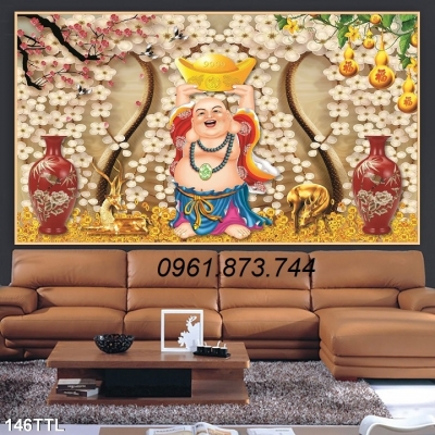 Tranh 3D thần tài