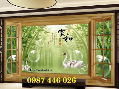 Gạch tranh cửa sổ HP92333