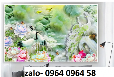 Tranh gạch 3d trang trí phòng khách đẹp - NXCV35