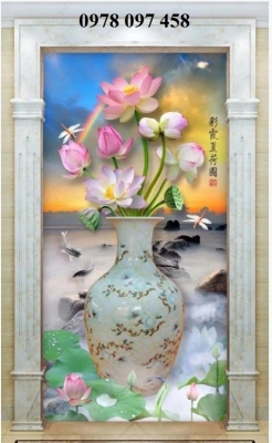 Tranh khổ đứng- tranh phòng khách