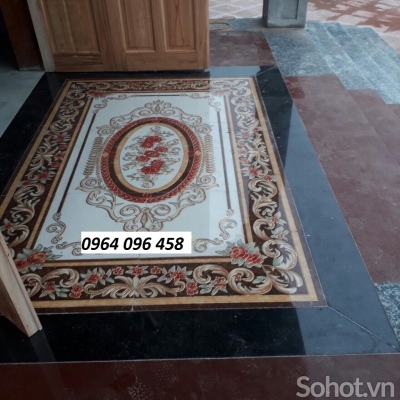 Gạch thảm phòng khách đẹp - SXC577