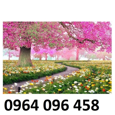 Tranh gạch 3d phòng khách - TBV54