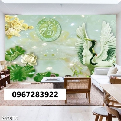 Gạch tranh cao cấp mẫu đơn trang trí