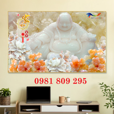 Tranh gạch men thần tài HN88