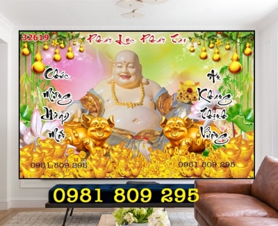 Gạch tranh 3d tài lộc