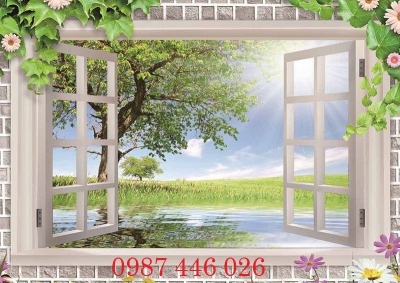 Gạch tranh cửa sổ