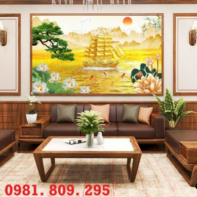 Gạch ốp tường 3d thuyền buồm