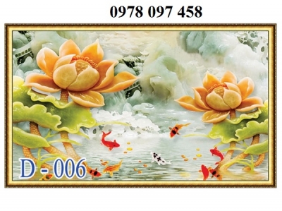 Tranh gạch men sứ ngọc trang trí phòng