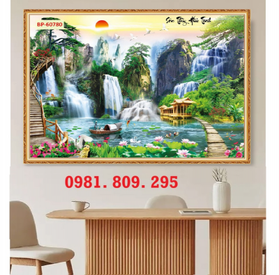 Tranh gạch phong cảnh , tranh cao cấp HS9020