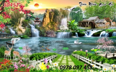 Tranh phong cảnh - gạch tranh