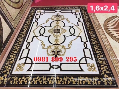 thảm gạch hoa văn trang trí phòng khách