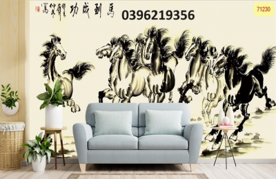 Tranh ngựa mã đáo 3D đẹp