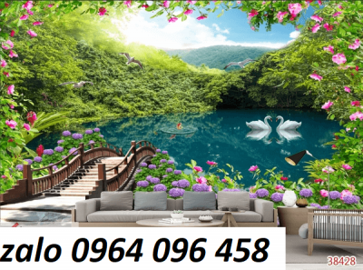 Tranh gạch 3d ốp tường phòng khách - SKL89