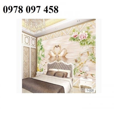 Gạch tranh trang trí phòng ngủ
