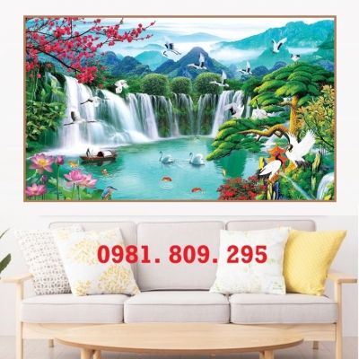 Gạch tranh tường, gạch 3d tranh trang trí 3d