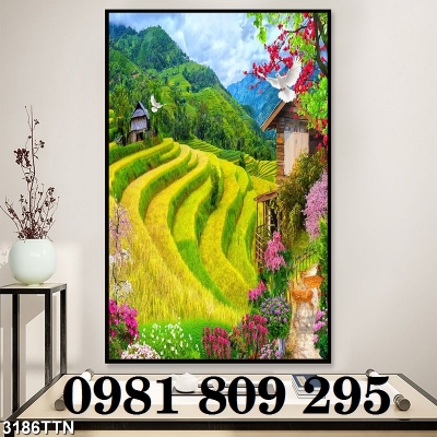 Tranh gạch - gạch 3d trang trí