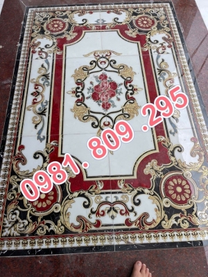 Gạch thảm lát nền trang trí sảnh hiên nhà