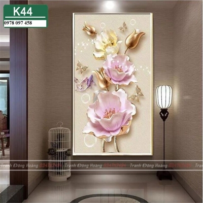 Tranh gạch bình hoa