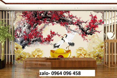 Tranh gạch 3d hoa sứ ngọc - 60CBB