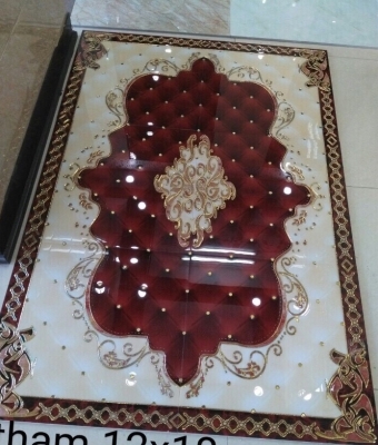 gạch thảm 3d lát phòng khách - SVT67