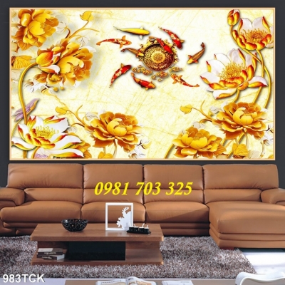 Gạch hình cá chép trang trí