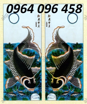 Tranh gạch 3d cá chép hóa rồng - 688VC