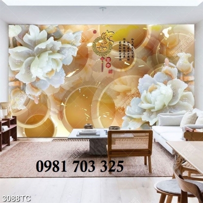 Gạch tranh 3D sứ ngọc đẹp