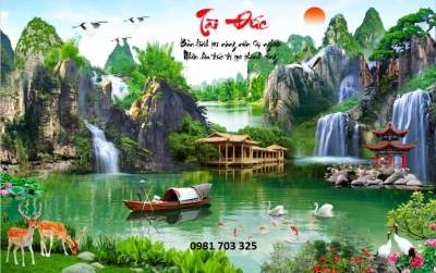 Tranh gạch 3D- gạch tranh trang trí