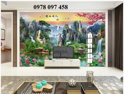 Gạch tranh 3D họa tiết đẹp