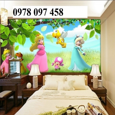 Gạch tranh trang trí phòng ngủ