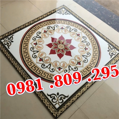 Gạch thảm , thảm lát nền vuông chiếu nghỉ khắc vàng