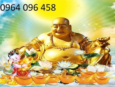 Tranh gạch 3d ốp tường thần tài - 199CV