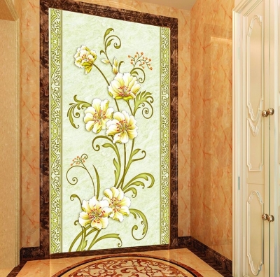 tranh gạch 3d bóng kính - TRD3