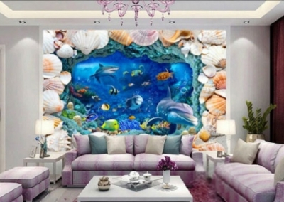 Tranh gạch 3d phòng tắm - HBBN7