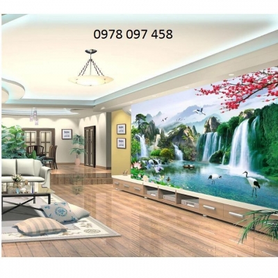 Tranh gạch men 3d - phong cảnh đẹp