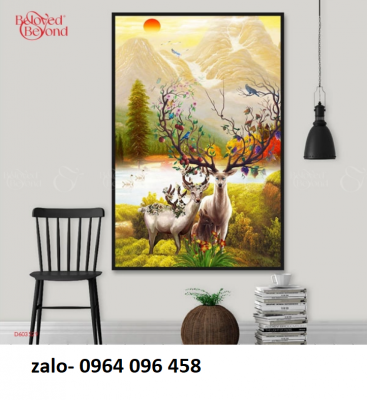 Tranh gạch 3d ốp tường cầu thang - KMN9