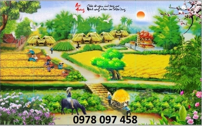 Gạch 3D - tranh phong cảnh