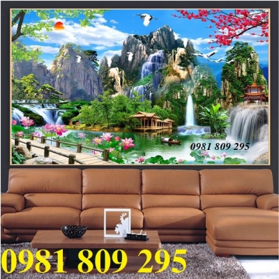 Tranh gạch men , gạch ốp tường 3d mới nhất hiện nay