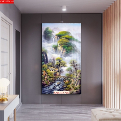 Tranh gạch 3d phong cảnh khổ đứng - NBV43