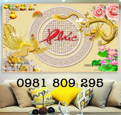 Gạch tranh rồng phụng