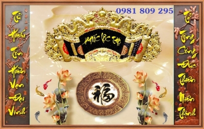 Tranh 3d , gạch ốp tường ốp nhà mồ HD1788