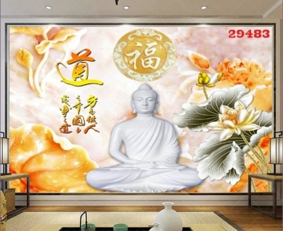 Gạch tranh Phật Giáo ốp tường